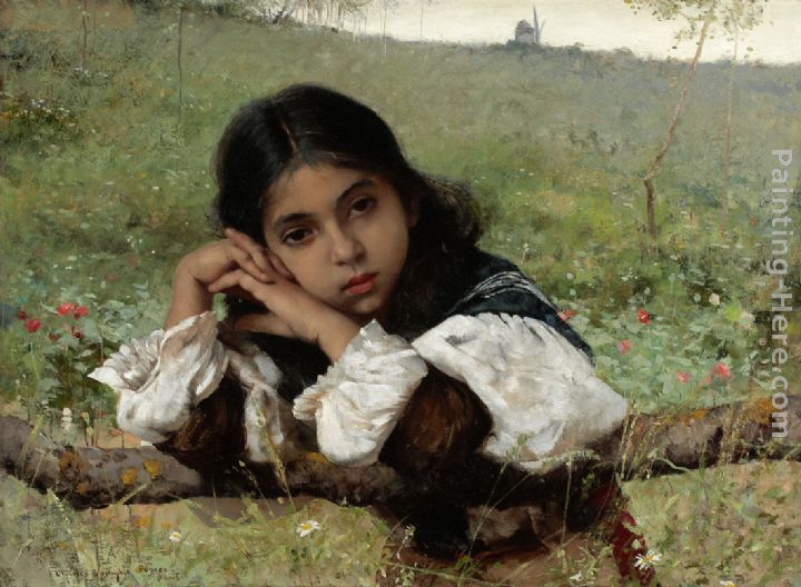 Charles Sprague Pearce Moments of Thoughtfulness